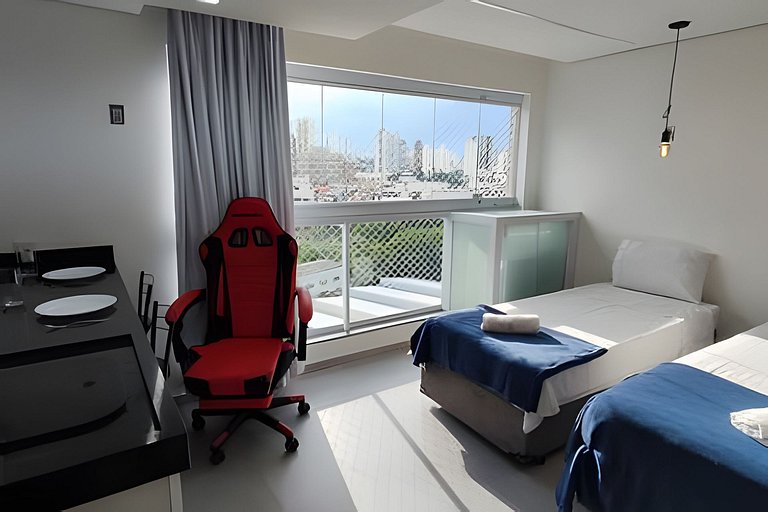 Aeroporto de Gru, Ar Condicionado,Piscina&Academia