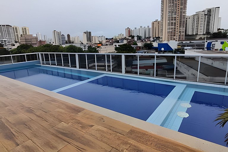 Aeroporto de Gru, Skyline + AR, Piscina e Academia