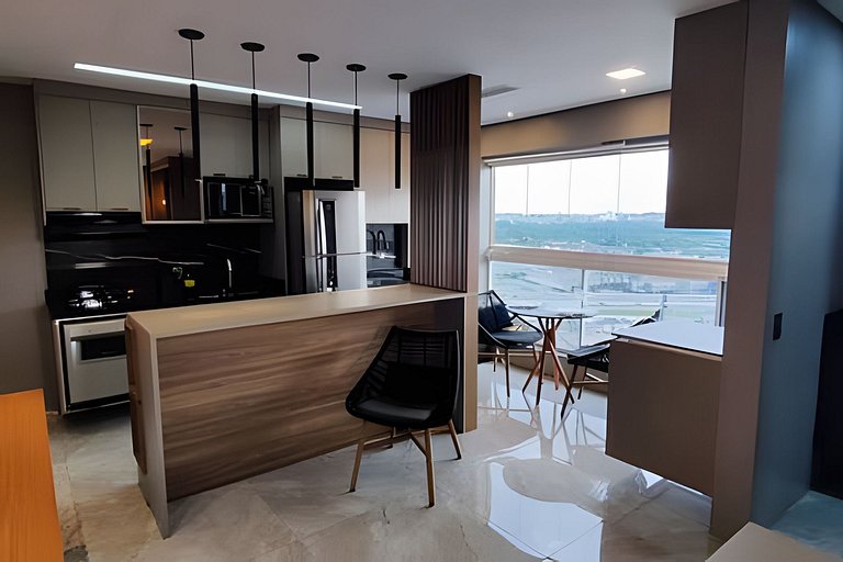 Aeroporto de Gru, Skyline + AR, Piscina e Academia