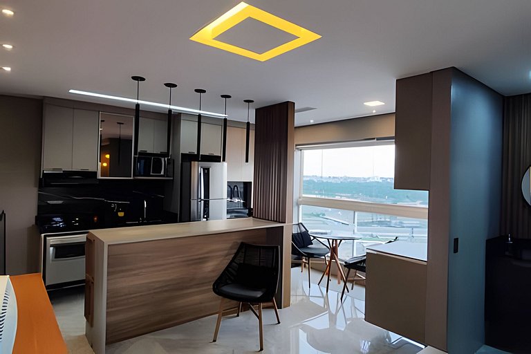 Aeroporto de Gru, Skyline + AR, Piscina e Academia